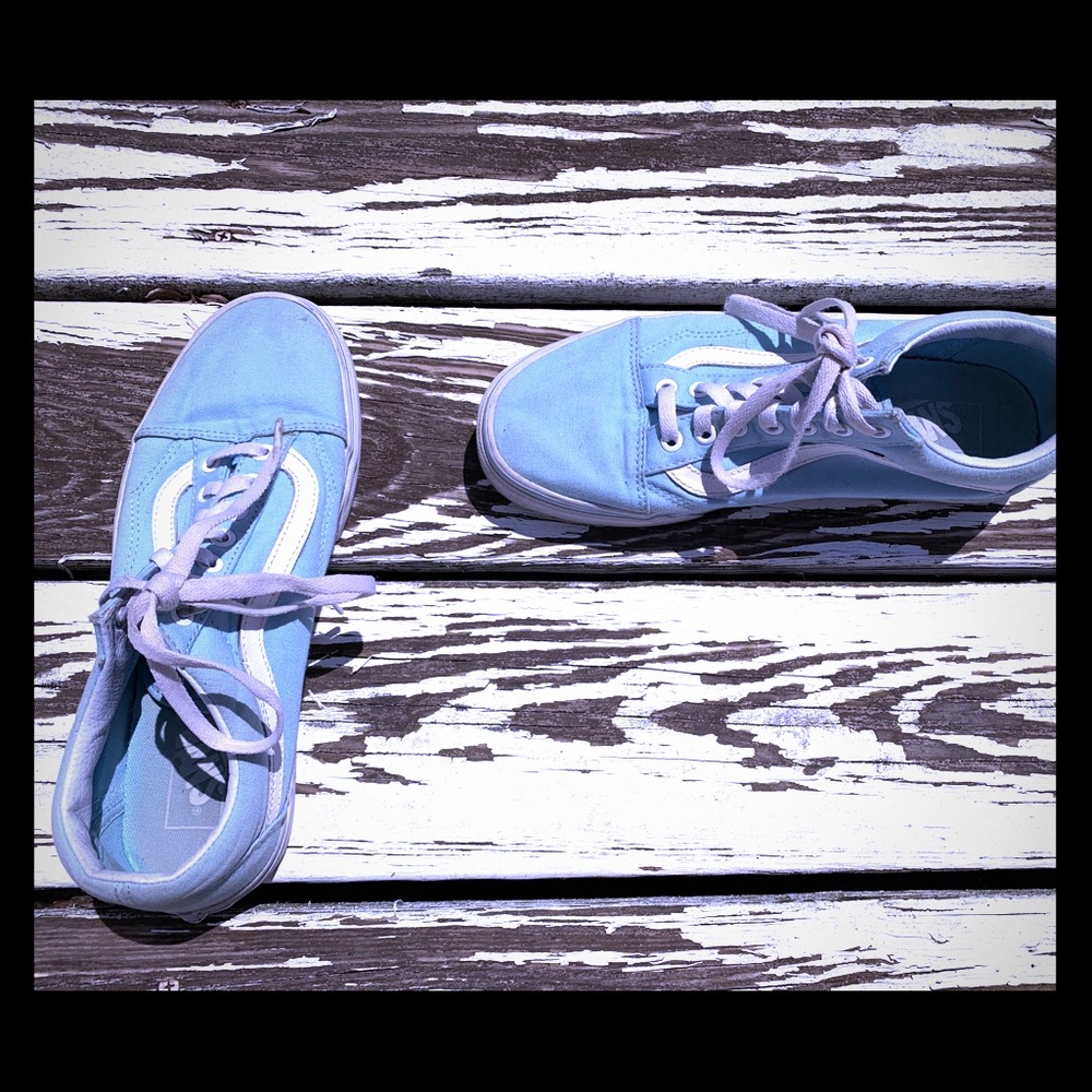 OLD SKOOL CRYSTAL BLUE VANS